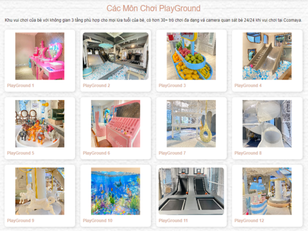 Ccomaya Khu Vui Chơi Quận 2 - Top Kids Cafe Nổi