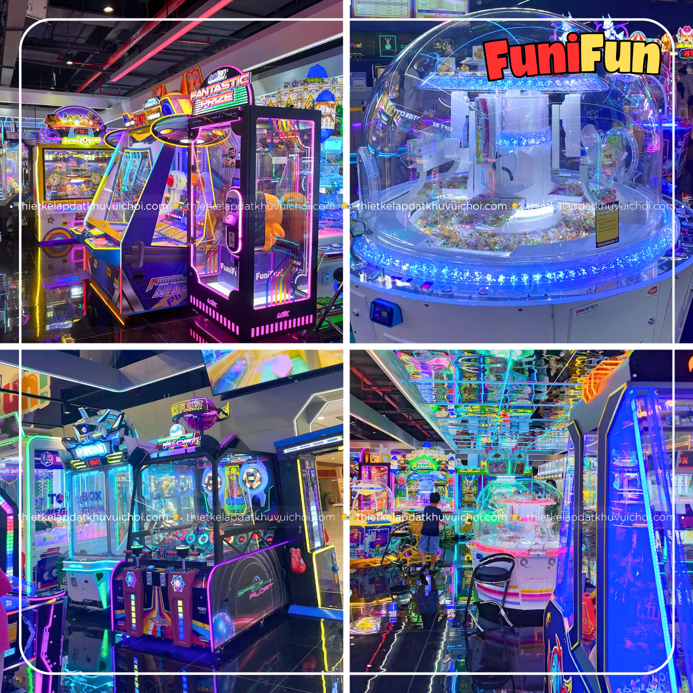 Khu trò chơi Arcade công nghệ tại FuniFun