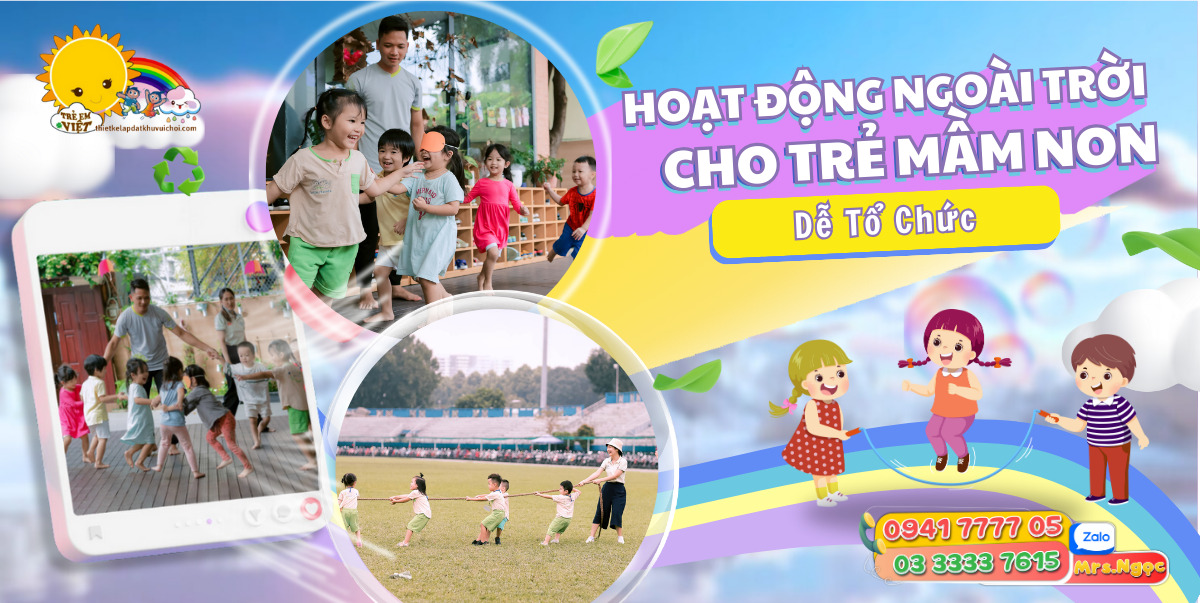 Hoạt động ngoài trời cho trẻ mầm non