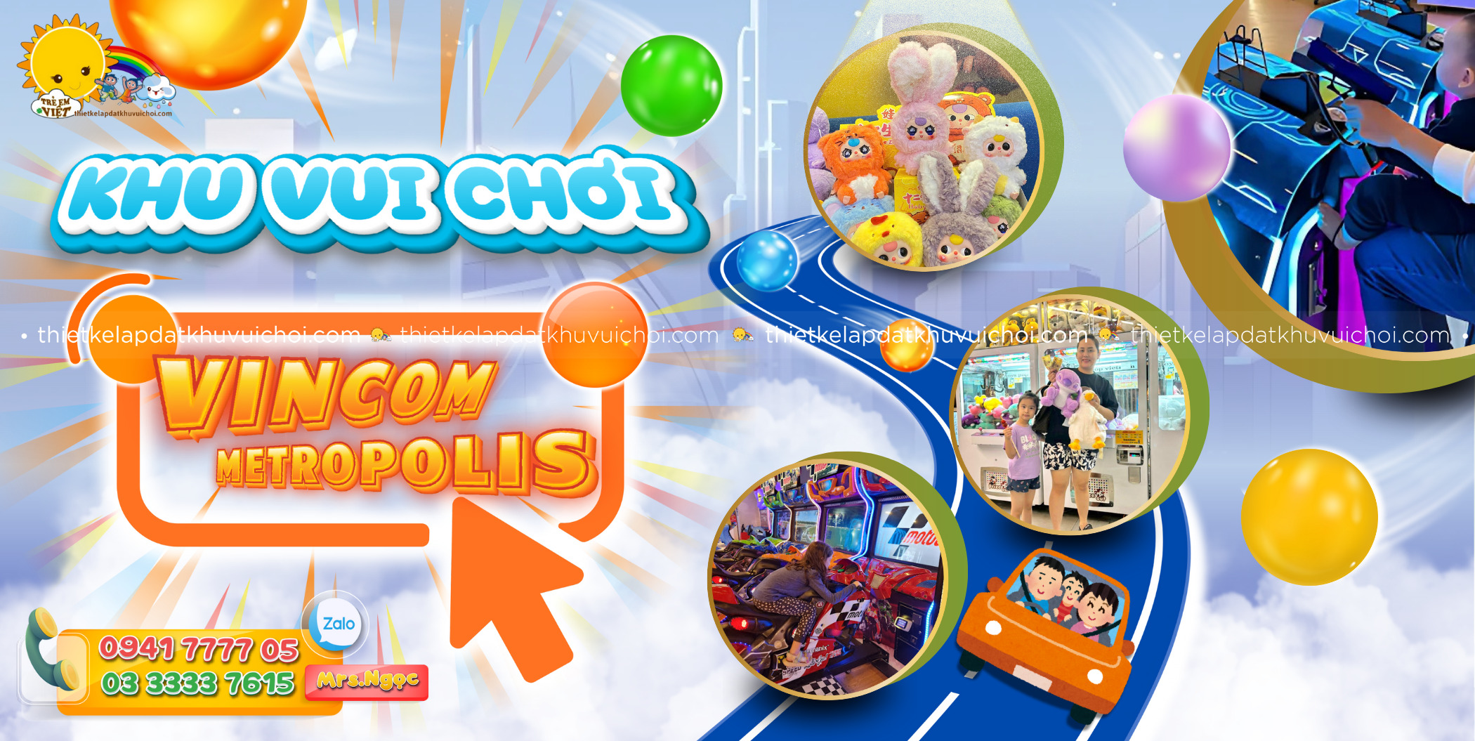 BANNER Khu Vui Chơi Metropolis