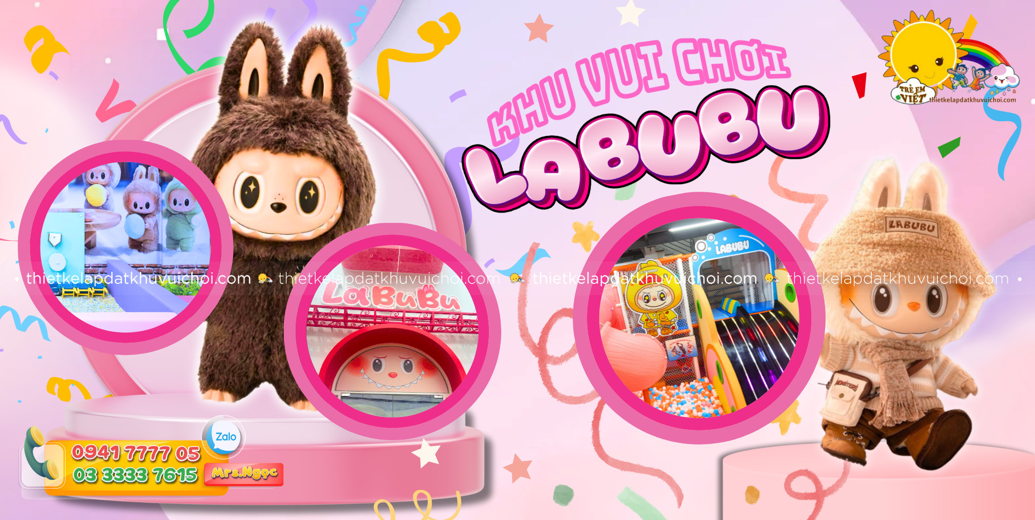 Banner Khu vui chơi Labubu