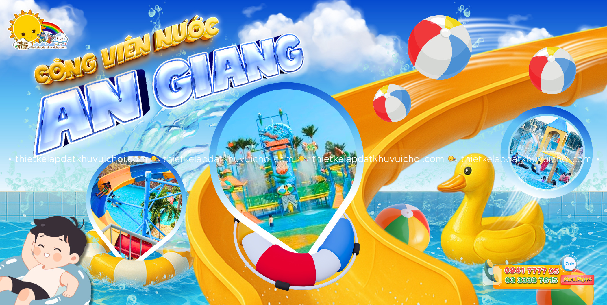 BANNER Công viên nước An Giang