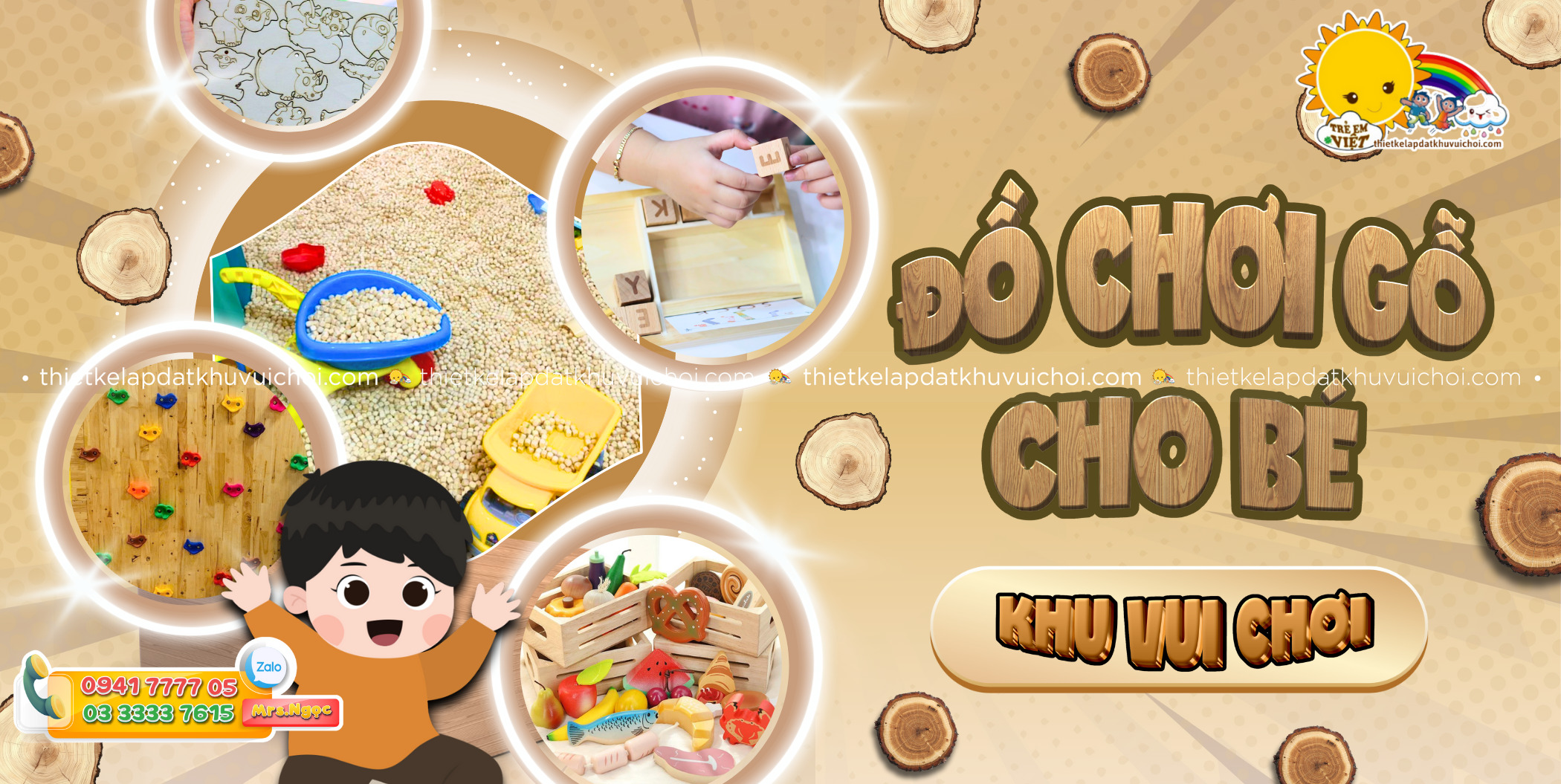 BANNER Đồ chơi gỗ cho bé