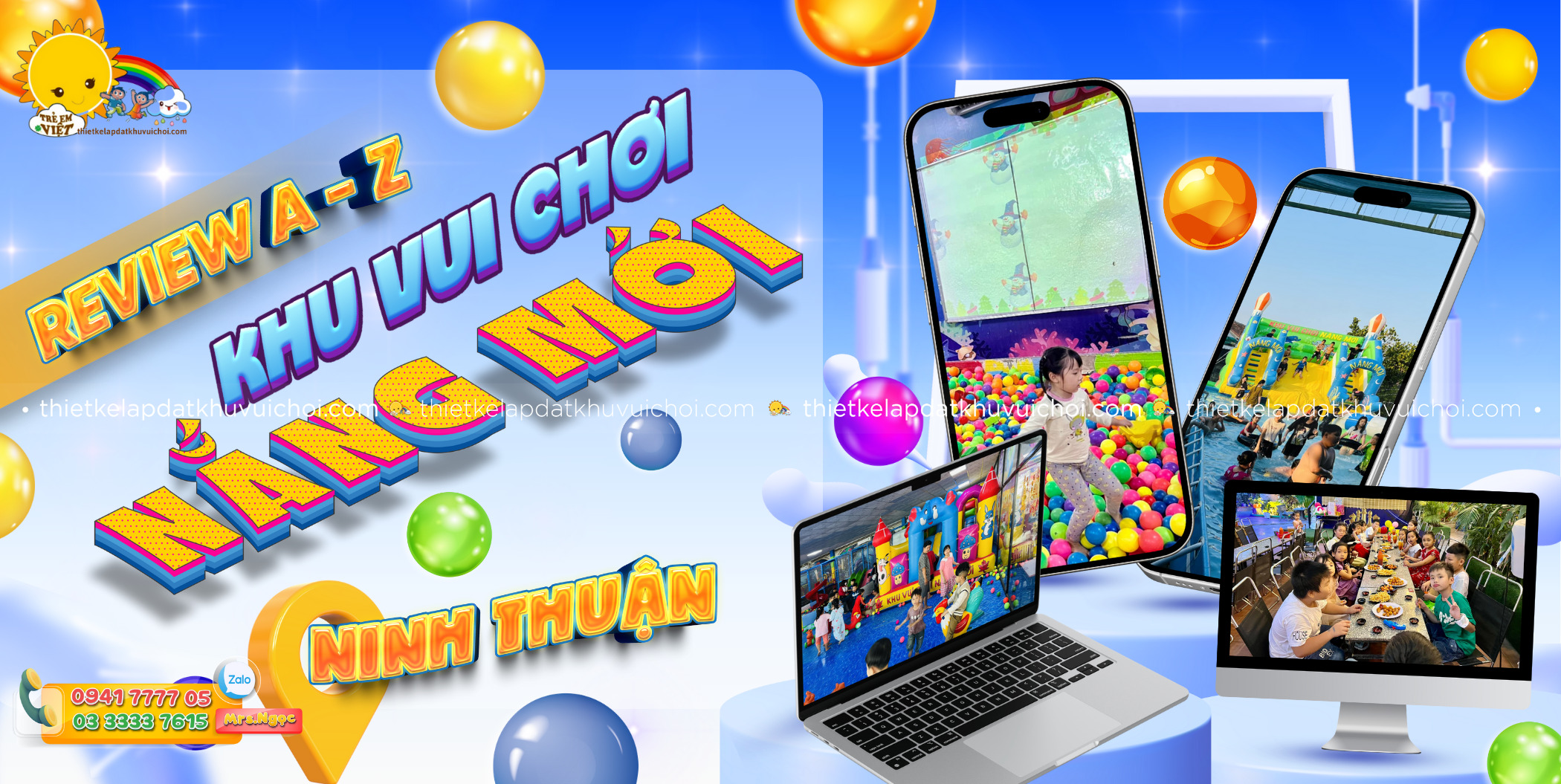 BANNER Khu Vui Chơi Nắng Mới