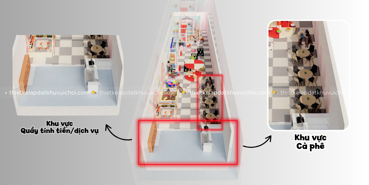 “Hiểu sai” về diện tích sử dụng thực tế trong tổng thể chi phí mở khu vui chơi