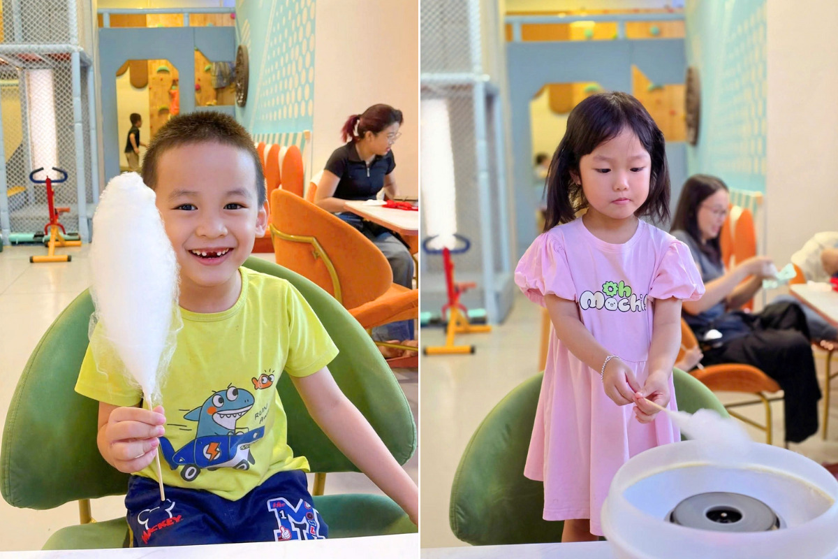 Gợi ý top 5+ món ăn vặt lý tưởng cho khu vui chơi - Kẹo bông gòn