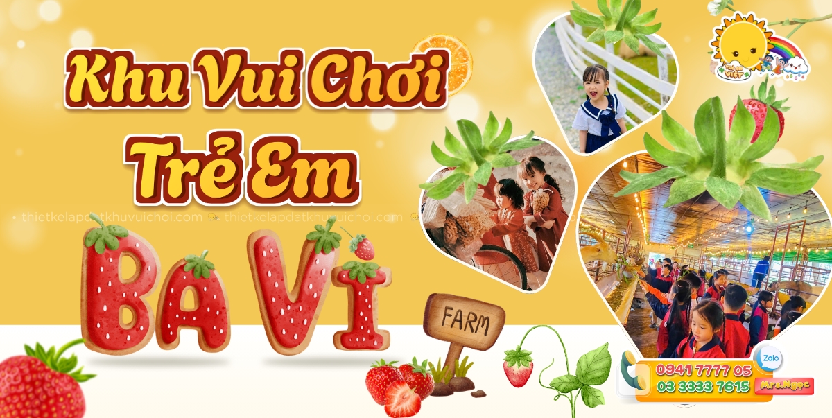 Khu vui chơi trẻ em Ba Vì.