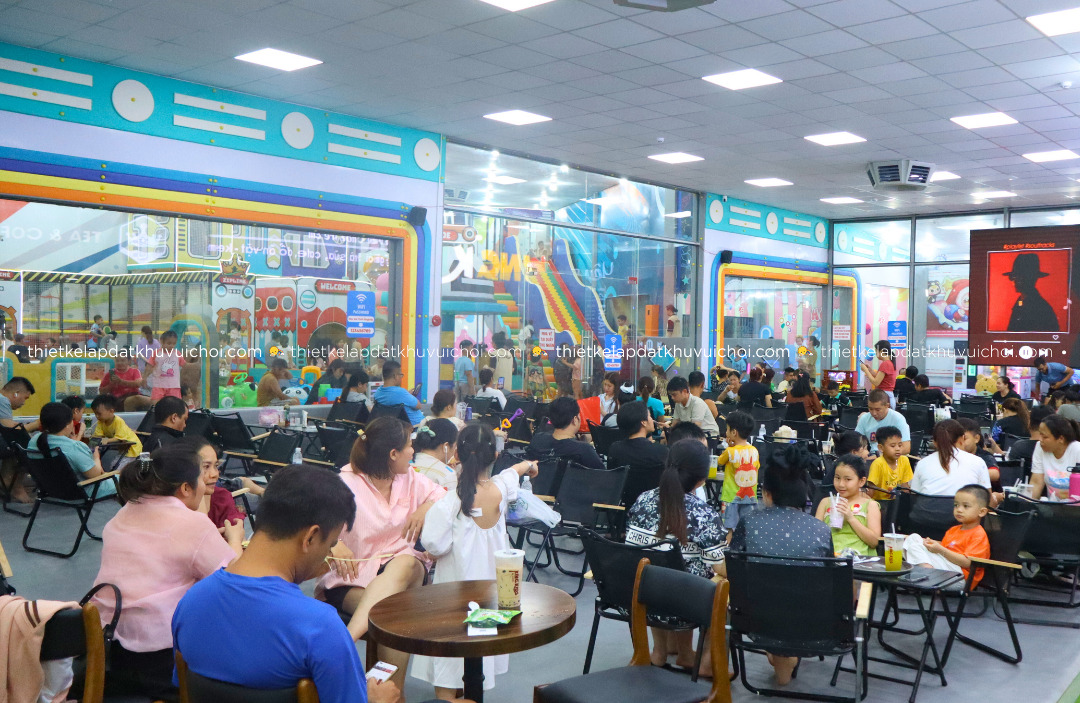 Mô hình Kids Cafe ở Tân Phú rất đông khách hàng