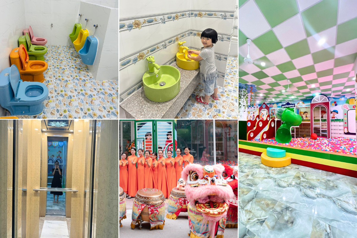 Tạo sự khác biệt so với các trường mầm non khác trong khu vực