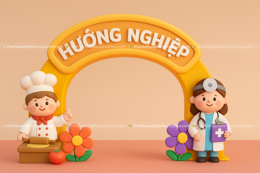 Thiết kế cổng khu hướng nghiệp 