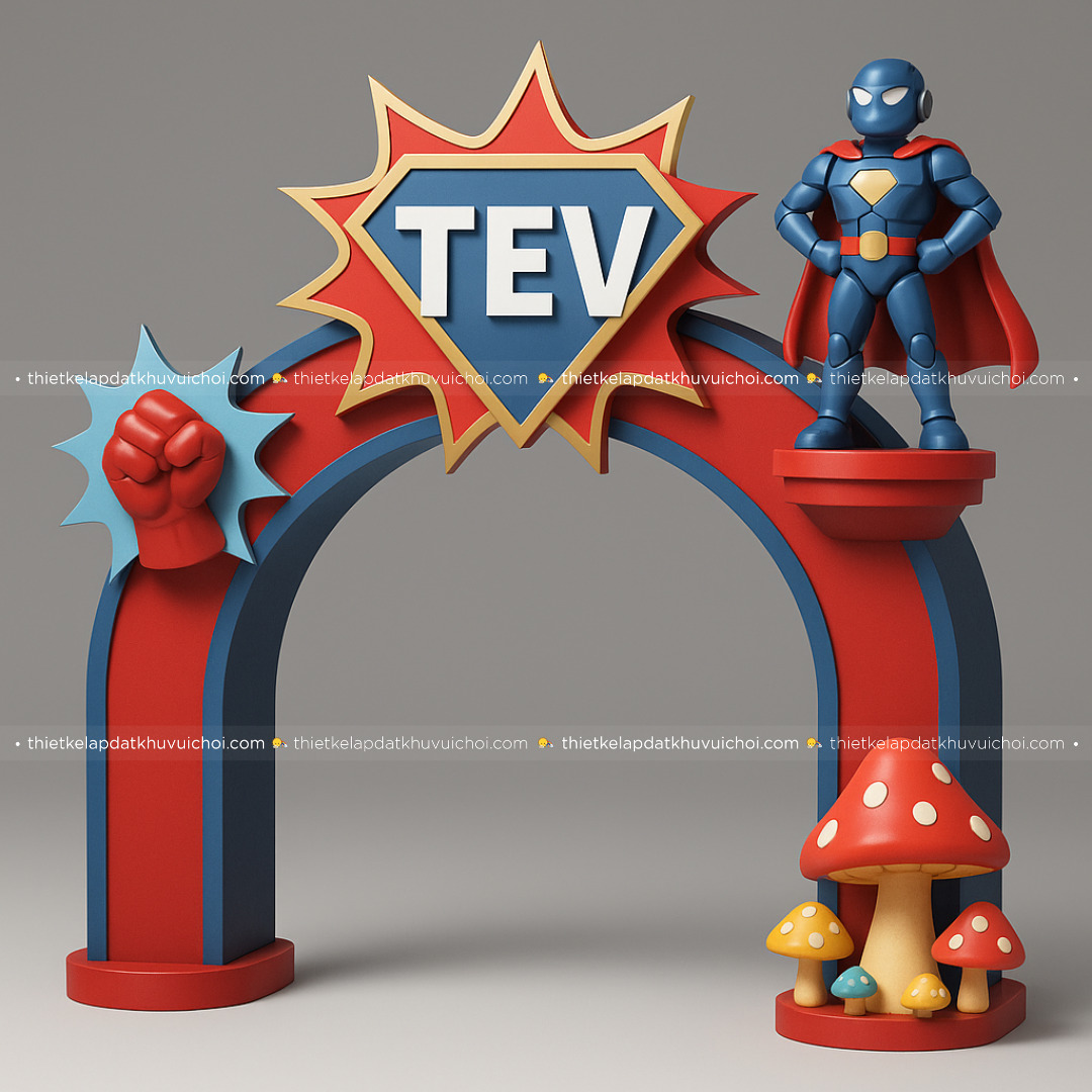 Thiết kế cổng chủ đề siêu anh hùng