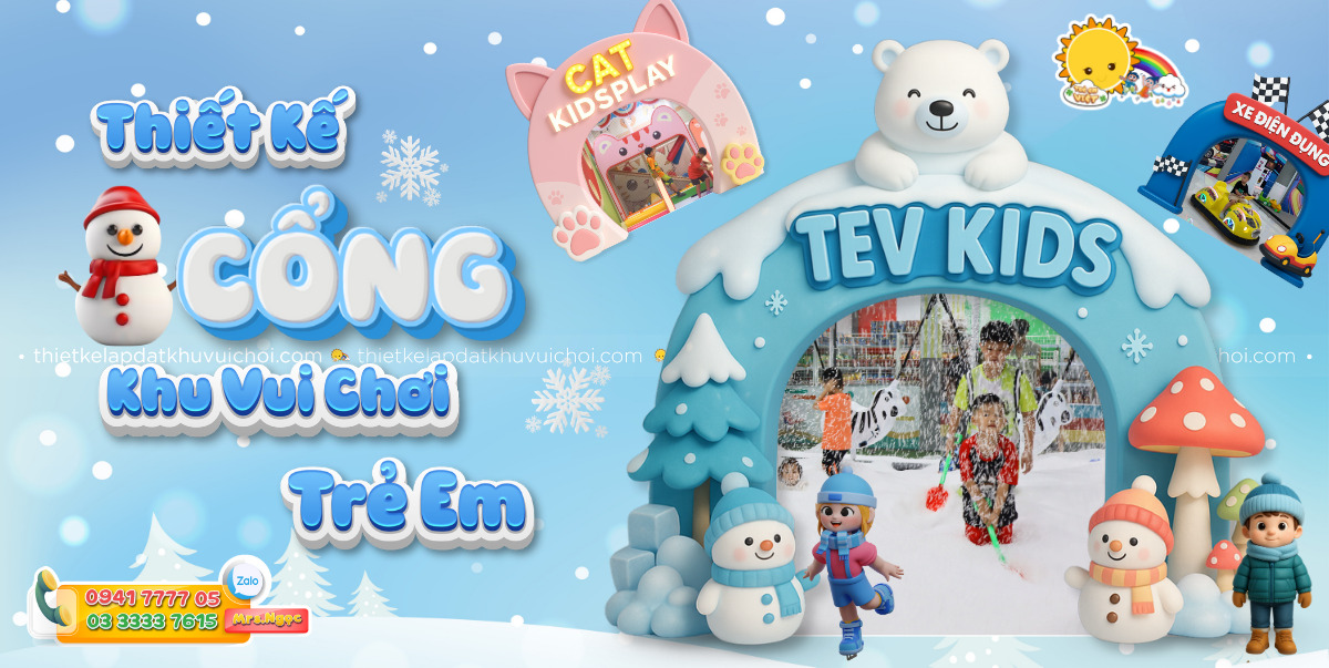 Thiết kế cổng khu vui chơi