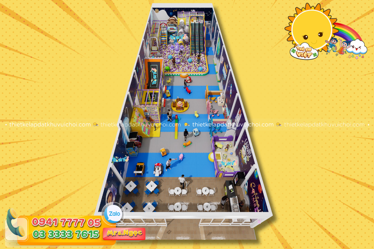 Ưu - nhược điểm mô hình bố trí khu vui chơi theo chiều dọc