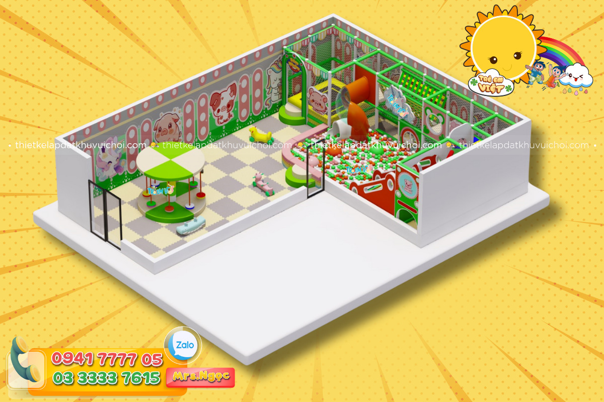 Ưu - nhược điểm mô hình bố trí khu vui chơi theo hình chữ L