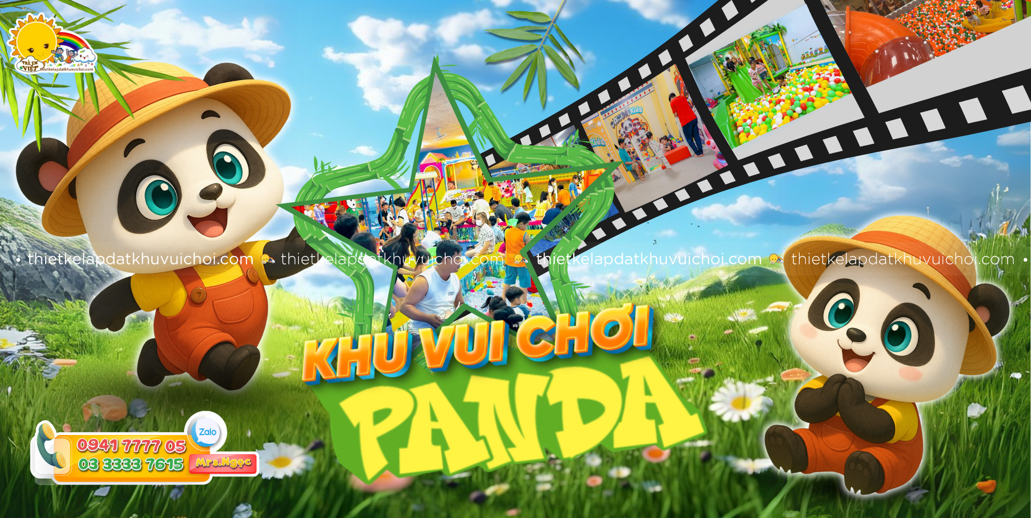 BANNER Khu vui chơi Panda