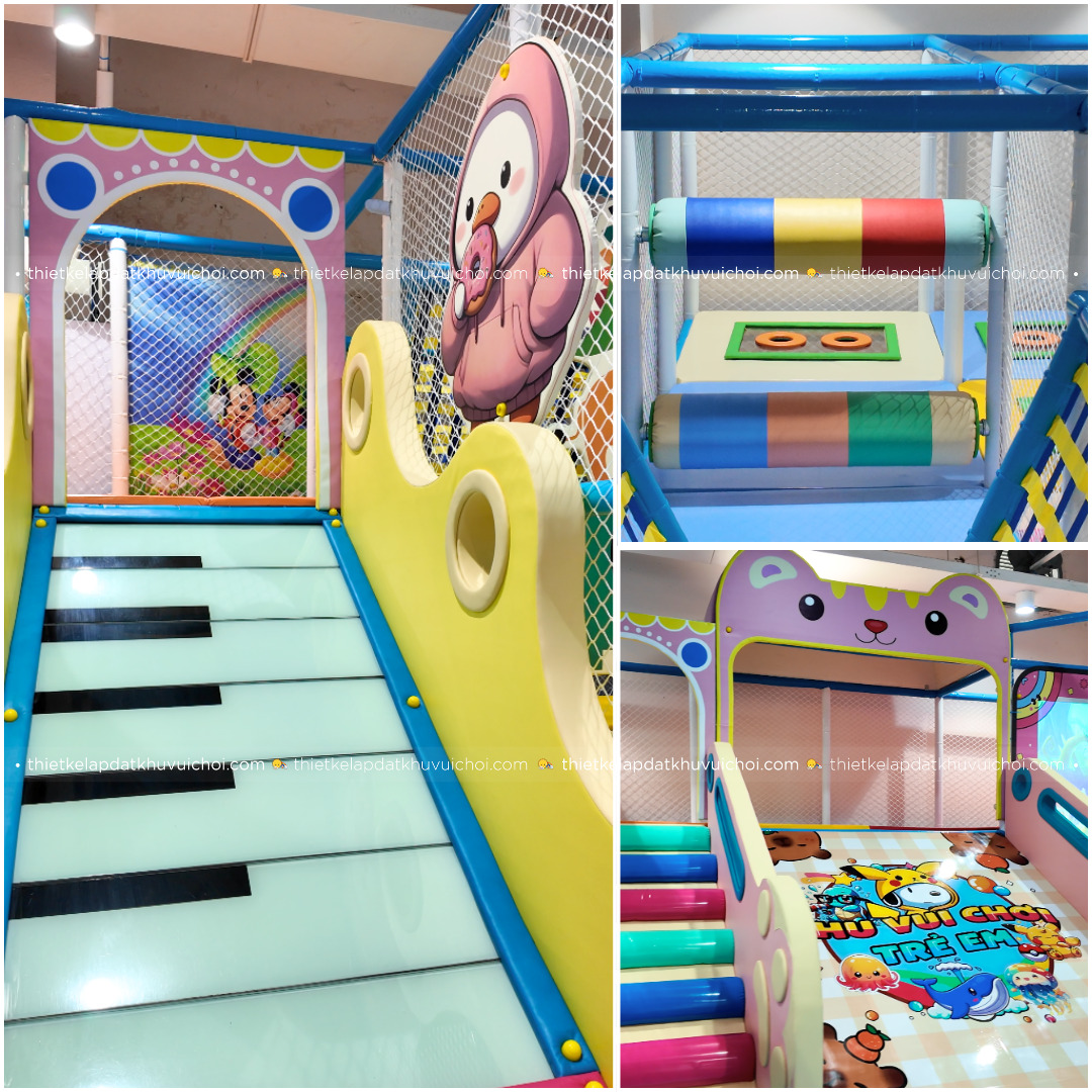 Thiết kế thi công khu vui chơi trẻ em đẹp, an toàn cho bé