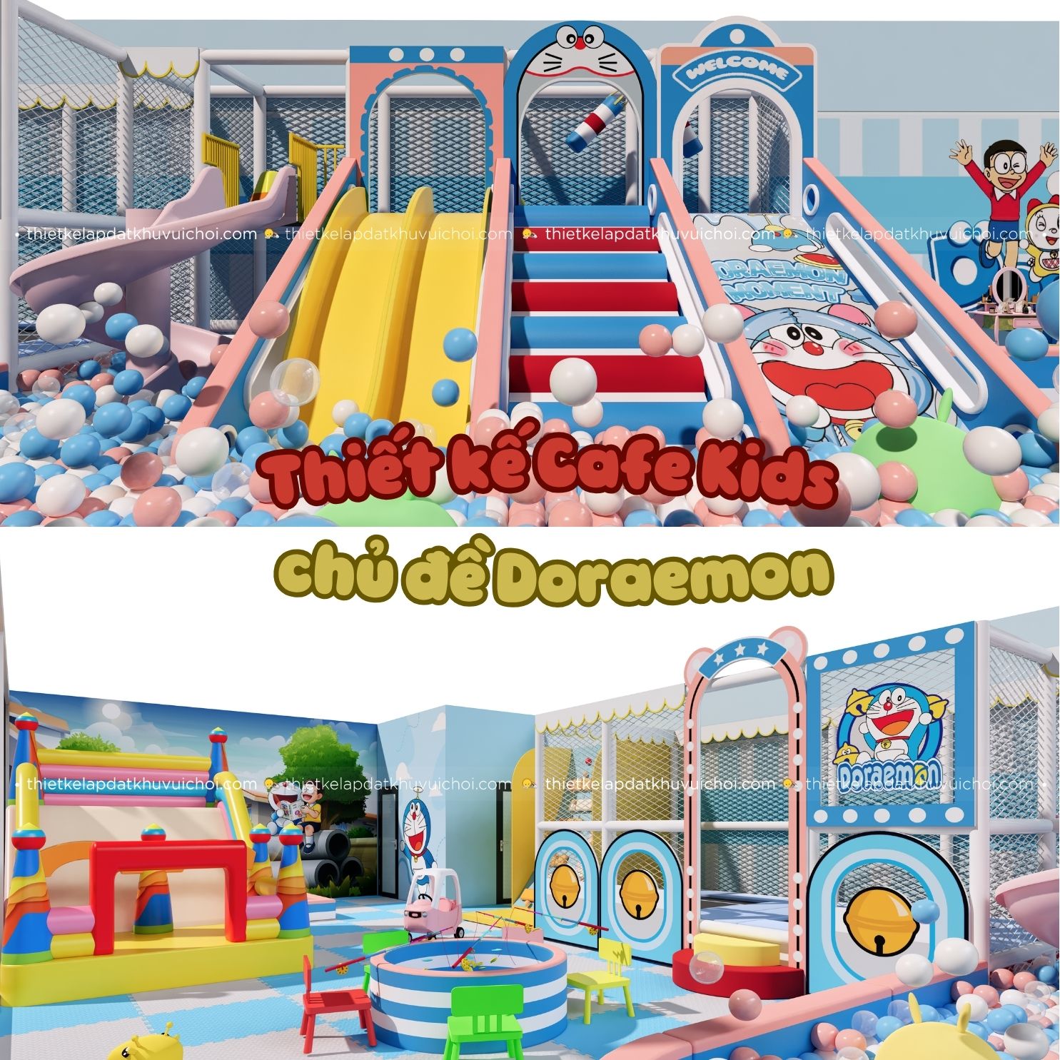 Thiet ke cafe kids 16