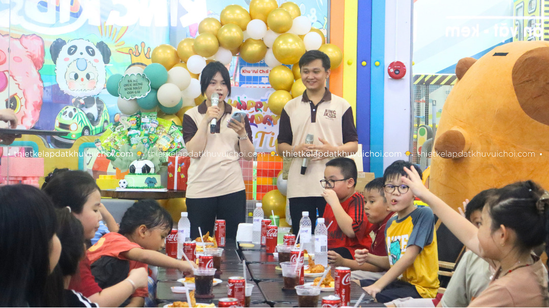Tổ chức sinh nhật cho bé tại khu vui chơi King Kids