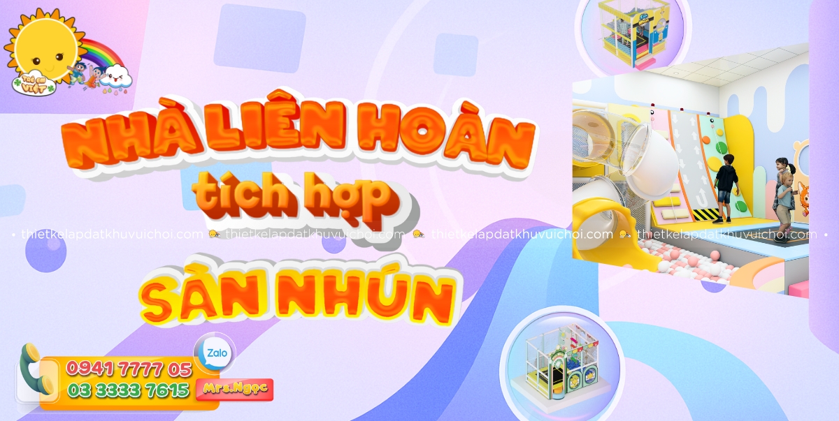 Mô hình Nhà Liên Hoàn tích hợp Sàn Nhún