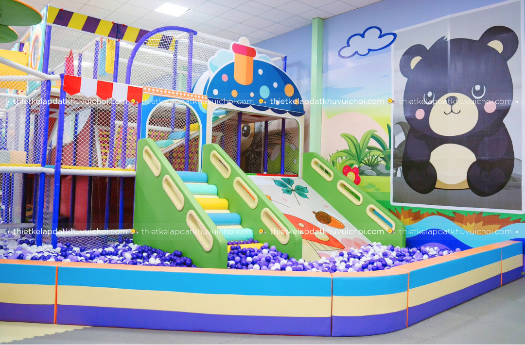 Nhà bóng liên hoàn khu vui chơi trẻ em