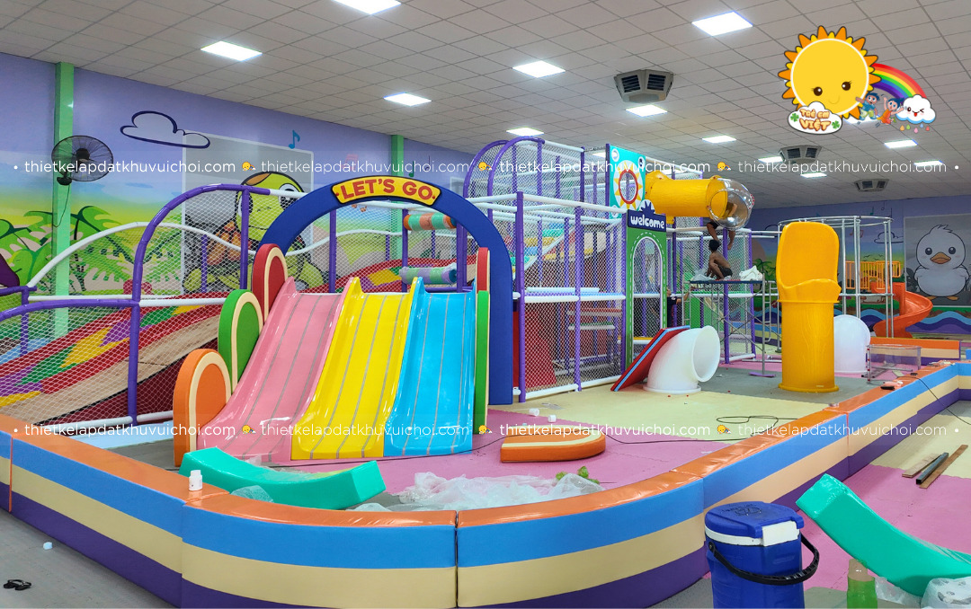 Thi công lắp đặt nhà banh liên hoàn