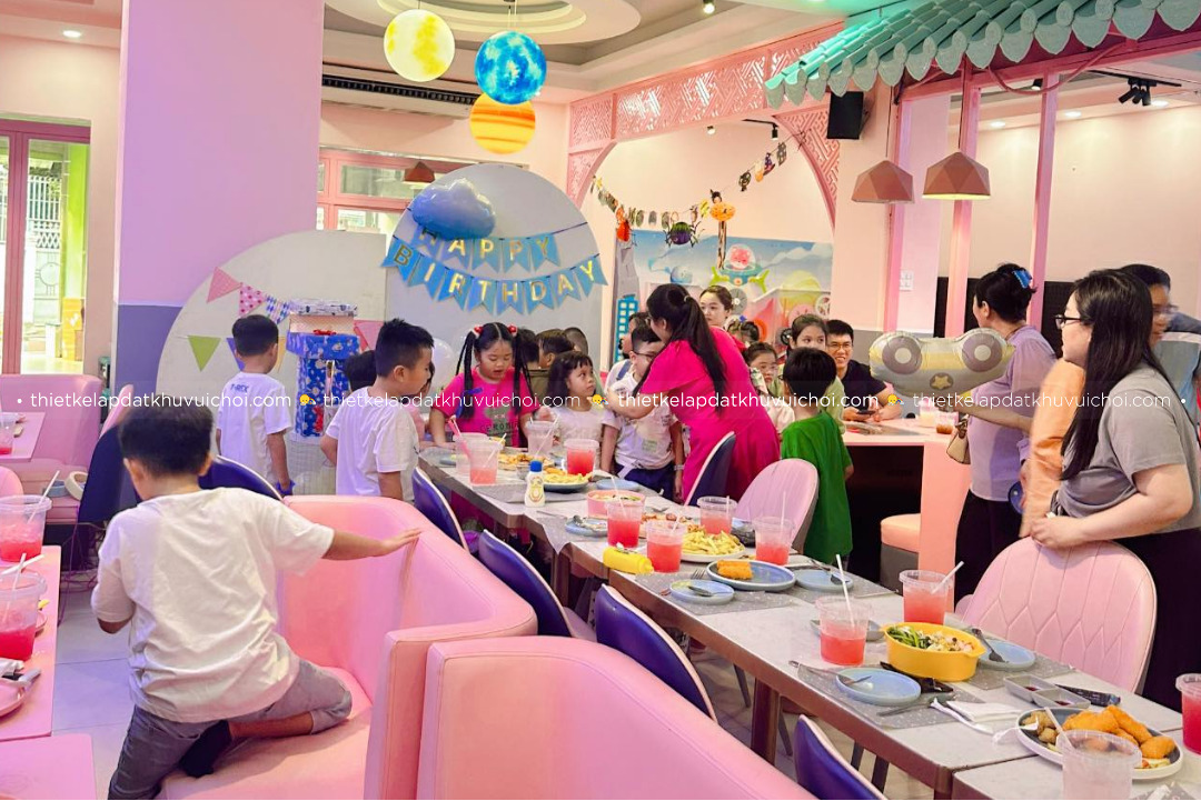 Tổ chức sinh nhật cho bé tại khu vui chơi Cáo Kidsplay