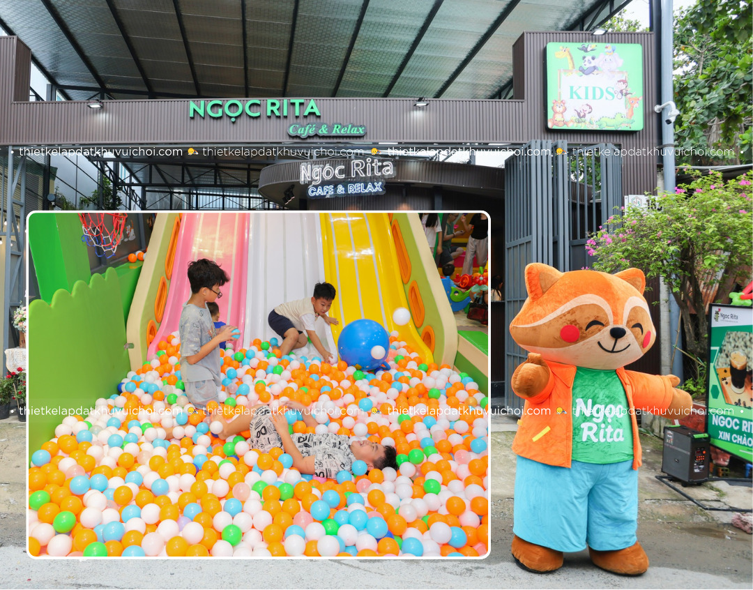 Thiết kế khu vui chơi cho trẻ em trong quán cà phê