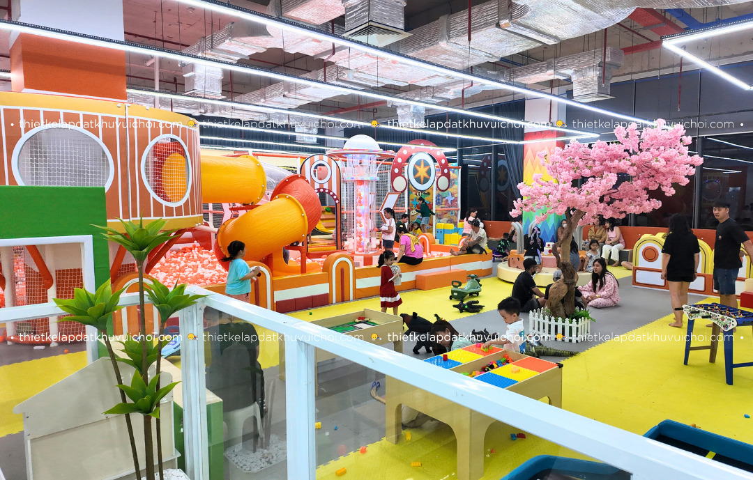 Thiết kế khu vui chơi cho trẻ em trong trung tâm thương mại