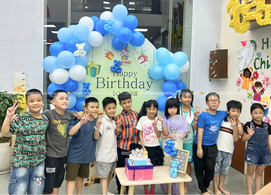 Tổ chức sinh nhật cho bé tại khu vui chơi trẻ em BIYOKI Family