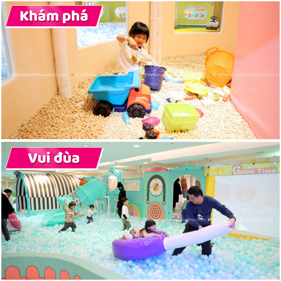 Khu vui chơi trong nhà cho trẻ vào dịp lễ 2/9
