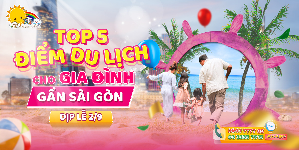Top 5 địa điểm du lịch ngắn ngày cho gia đình dịp lế 2/9