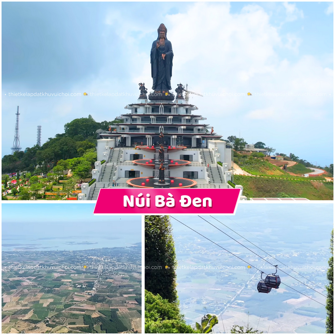 khung cảnh đặc sắc từ đỉnh núi Bà Đen, Tây Ninh