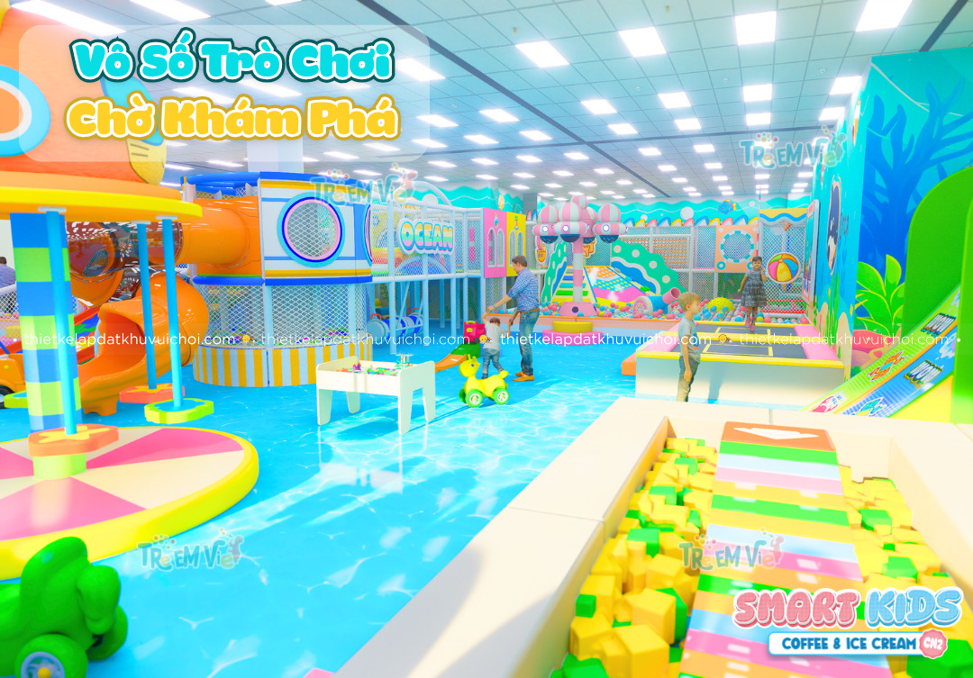 Vô số hạng mục trò chơi khác tại Khu vui chơi trẻ em Quy Nhơn