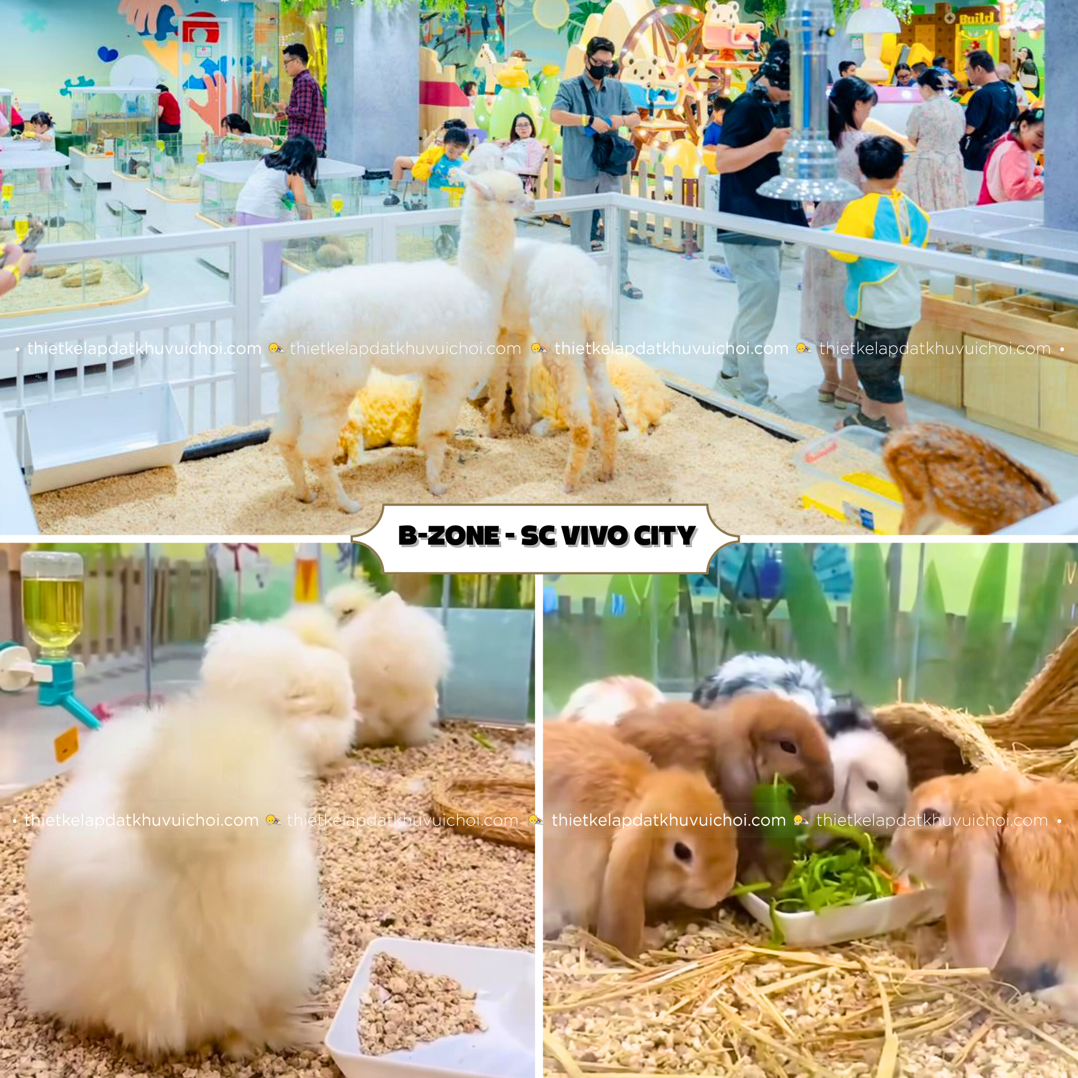 Động vật tại vườn thú ở Sài Gòn trong nhà B-zone