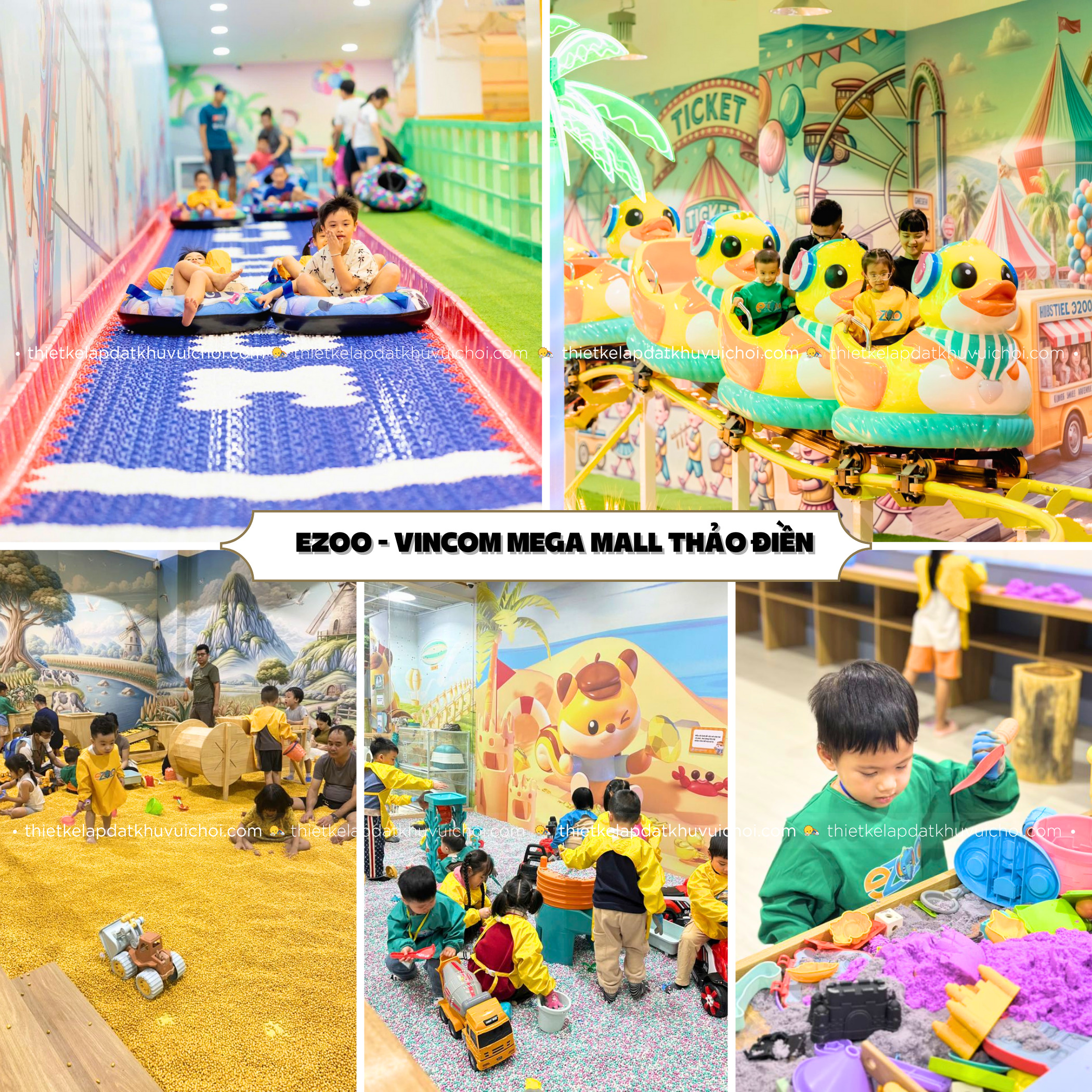 Khu vui chơi cho bé tại Ezoo