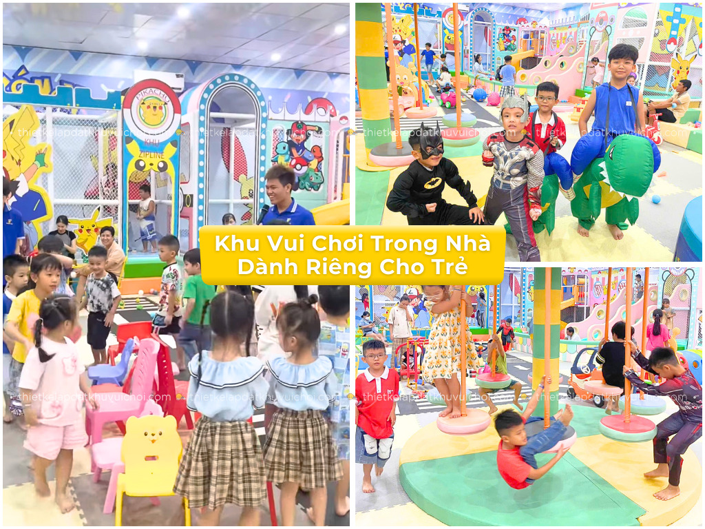 Khu vui chơi trẻ em là lựa chọn vui chơi trong tuần lý tưởng