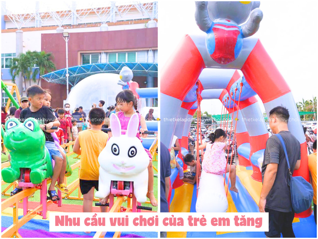 Nhu cầu vui chơi của trẻ thúc đẩy tiềm năng cho khu vui chơi trẻ em kết hợp tiệm bánh