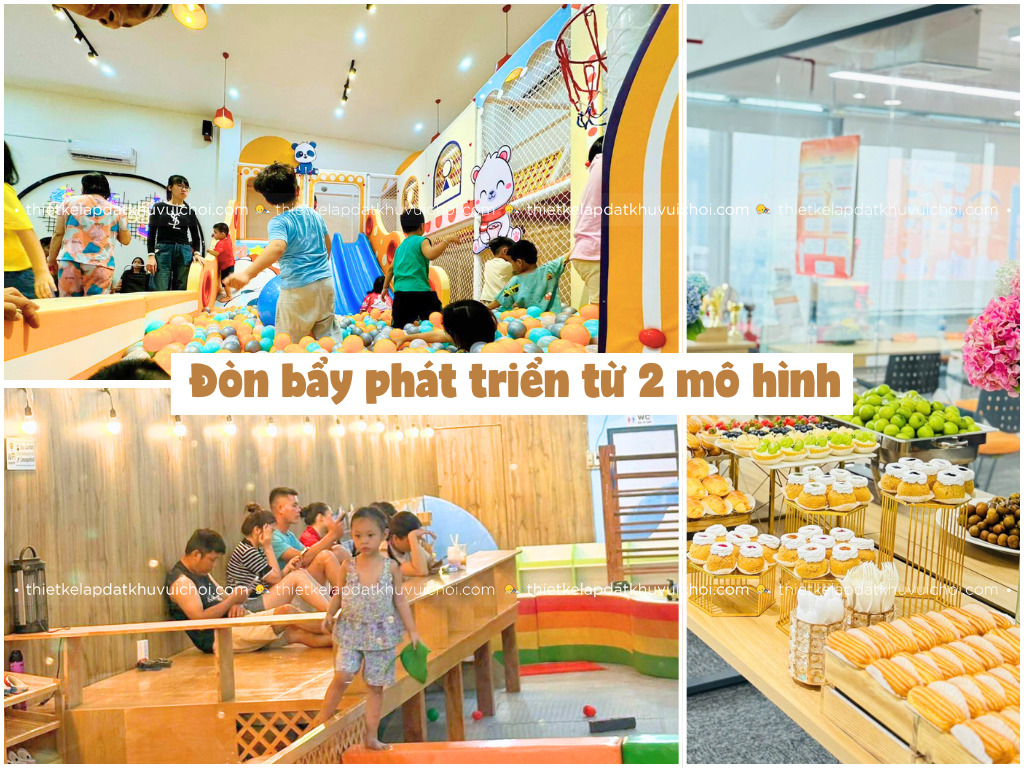 Ưu điểm vượt trội của mô hình khinh doanh khu vui chơi trẻ em kết hợp tiệm bánh