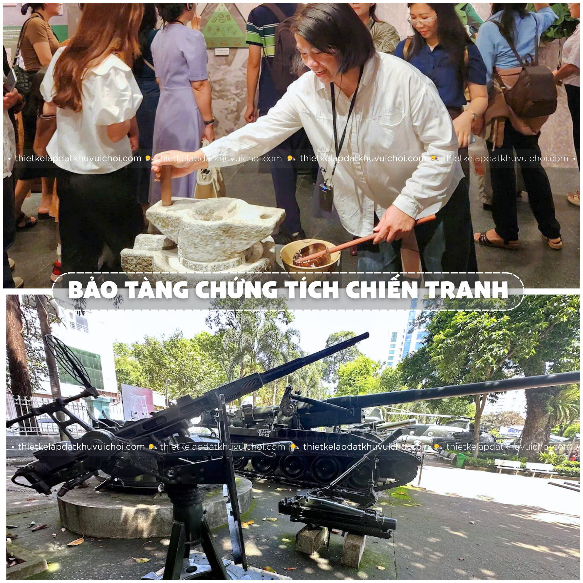 Tham quan Bảo tàng Chứng tích Chiến tranh tại Quận 3, TPHCM