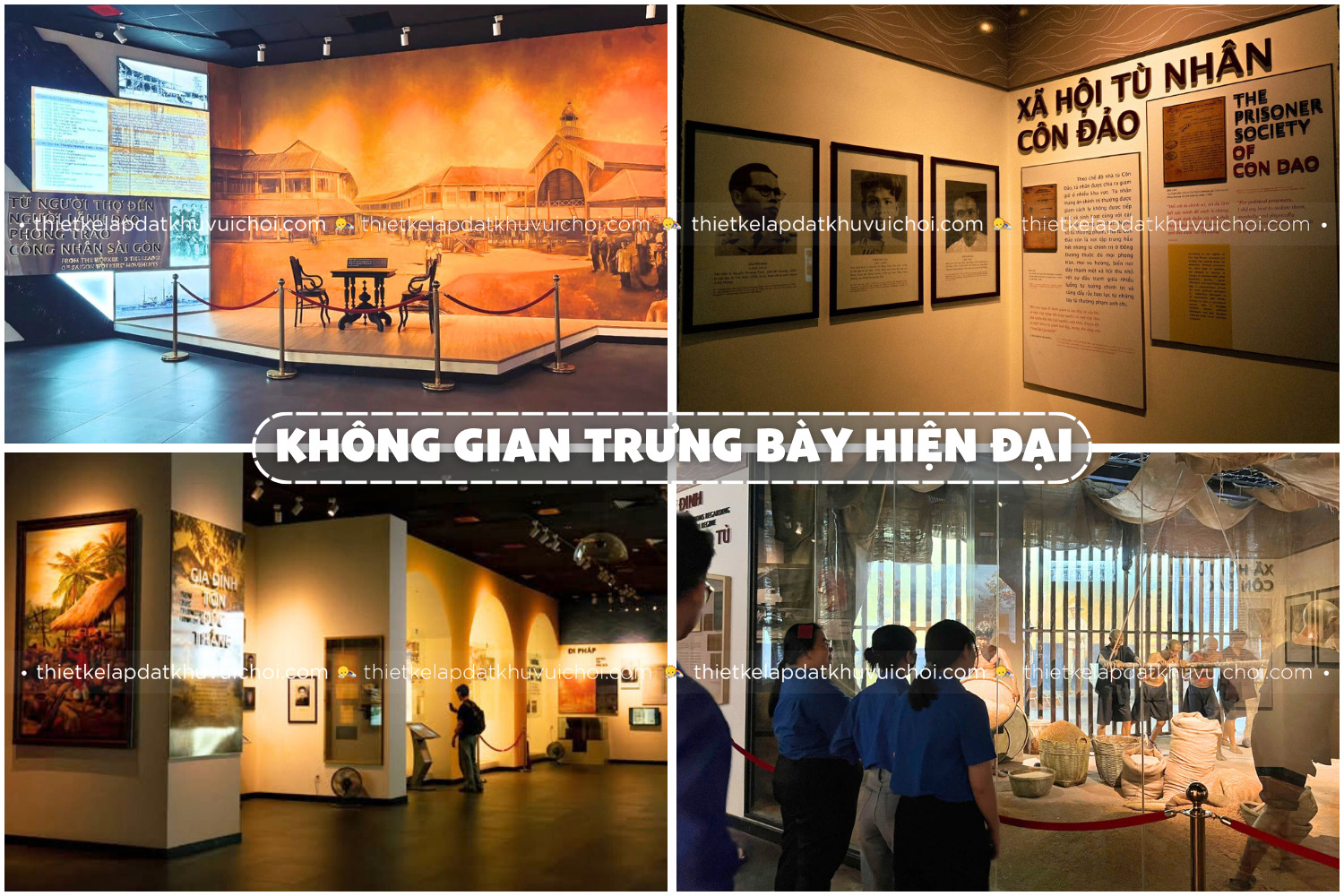 Không gian trưng bày hiện đại lưu giữ nhiều thông tin giá trị về chủ tịch Tôn Đức Thắng