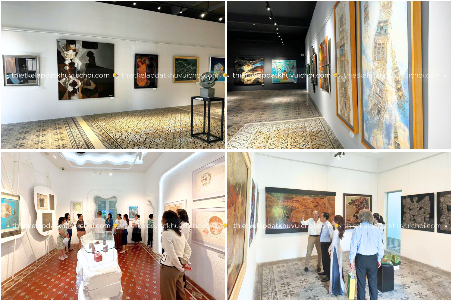 Vô số tác phẩm giá trị của giới mỹ thuật Việt Nam được trưng bày tại bảo tàng ở TPHCM này