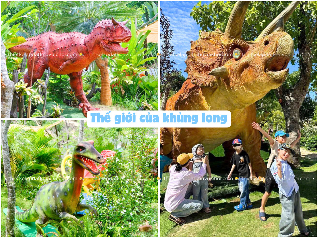 Thế giới khủng long sinh động tại GoZoo Farm