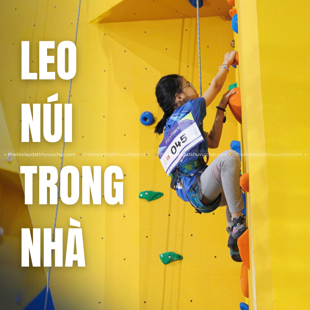 Bộ môn giải trí vận động leo núi trong nhà