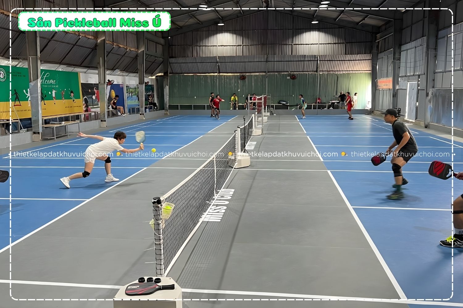Chủ Sân Pickleball Miss Ú rất đầu tư cơ sở vật chất và dịch vụ