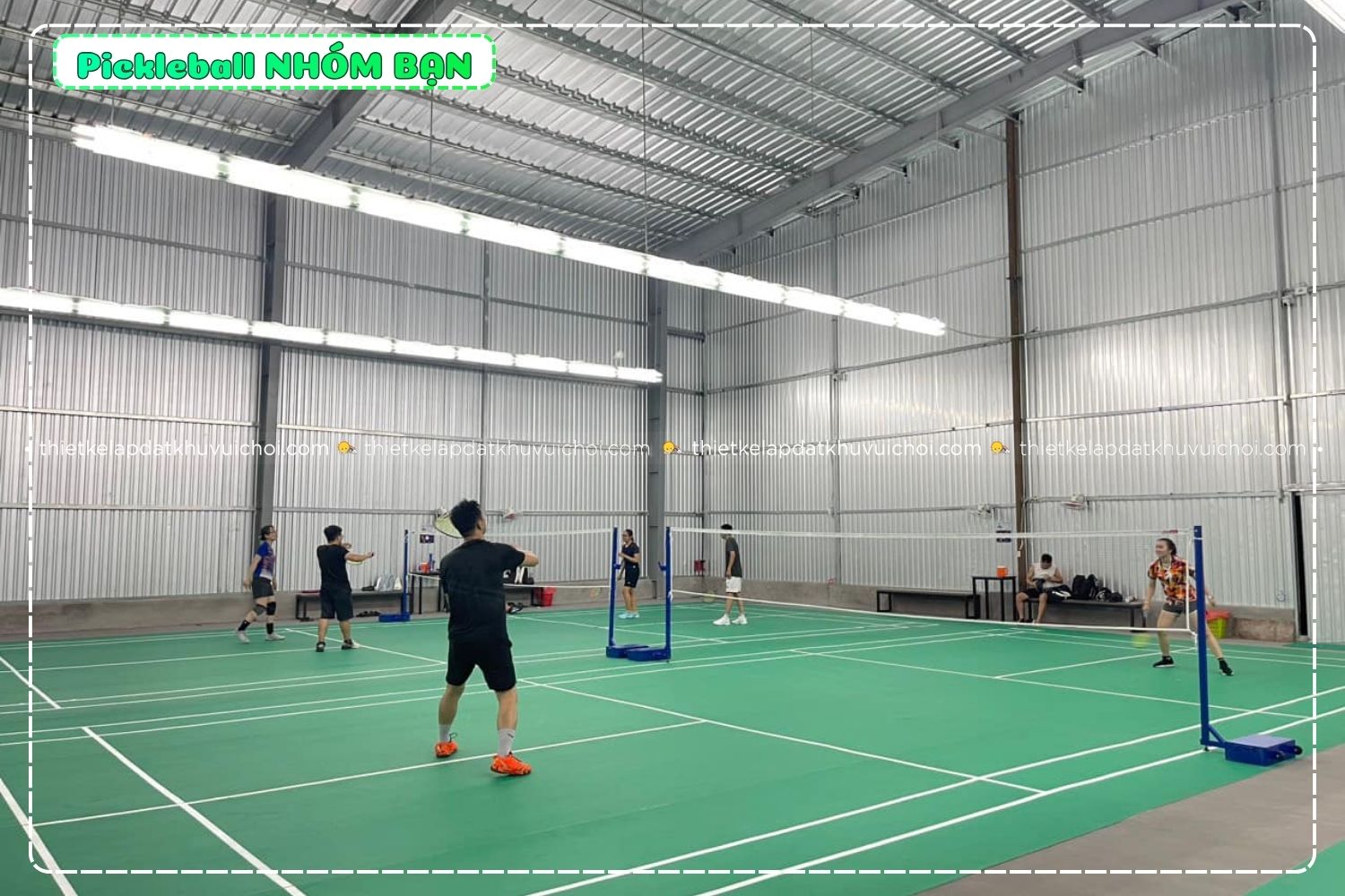 Điểm hẹn lý tưởng cho các nhóm bạn bè muốn chơi pickleball