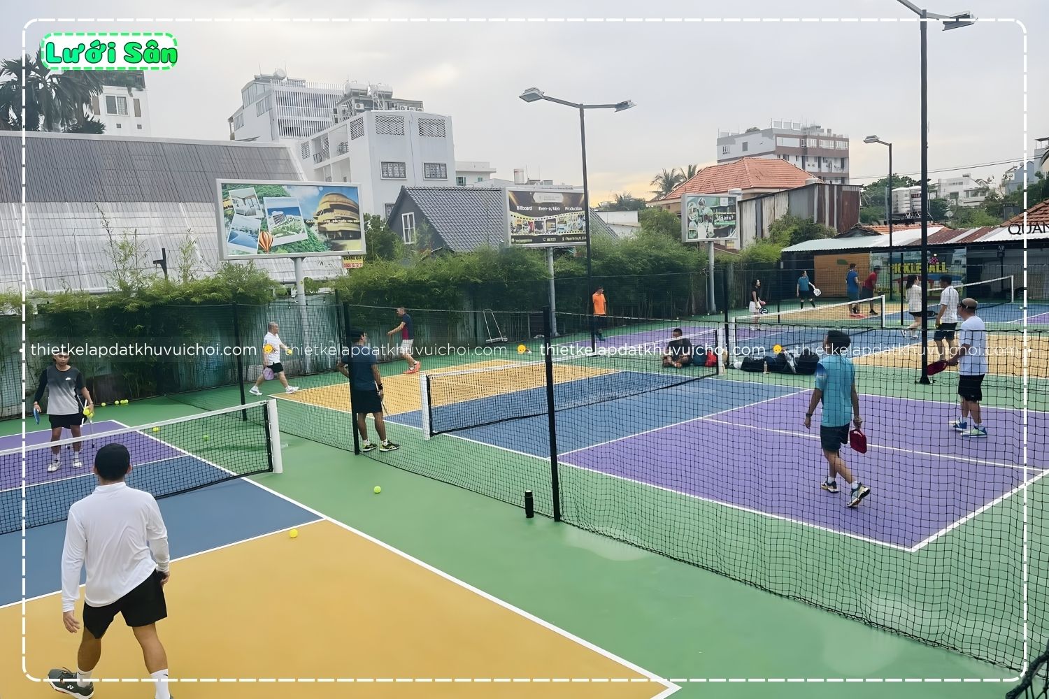 Lưới Tiêu Chuẩn Của Sân Pickleball TP.HCM