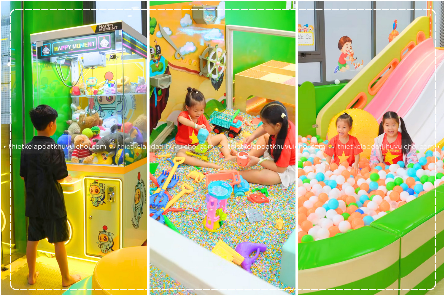 Khu vui chơi trẻ em miễn phí giúp thu hút tệp khách hàng gia đình