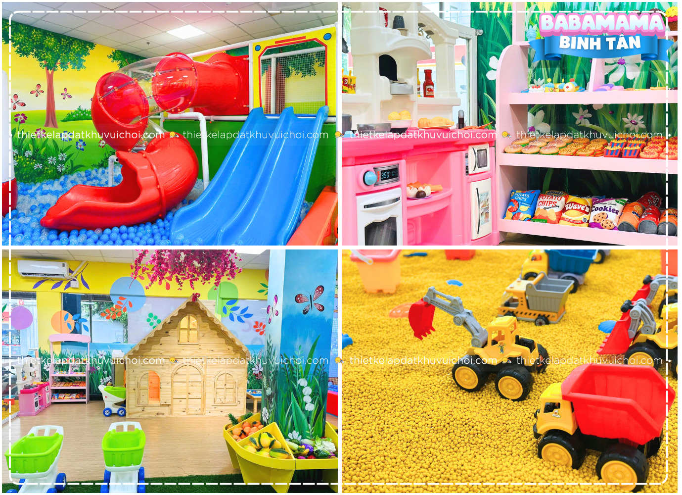 Khu vui chơi trẻ em hấp dẫn cho các bé tại Co.oopmart Bình Tân