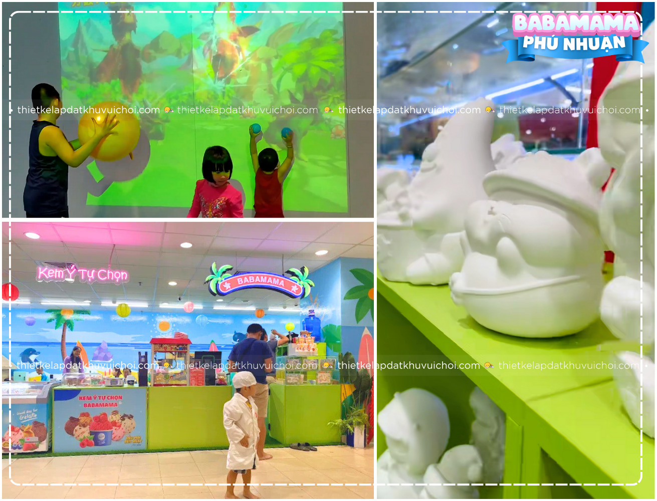 Khu vui chơi trẻ em Babamama tại Co.opmart Rạch Miễu