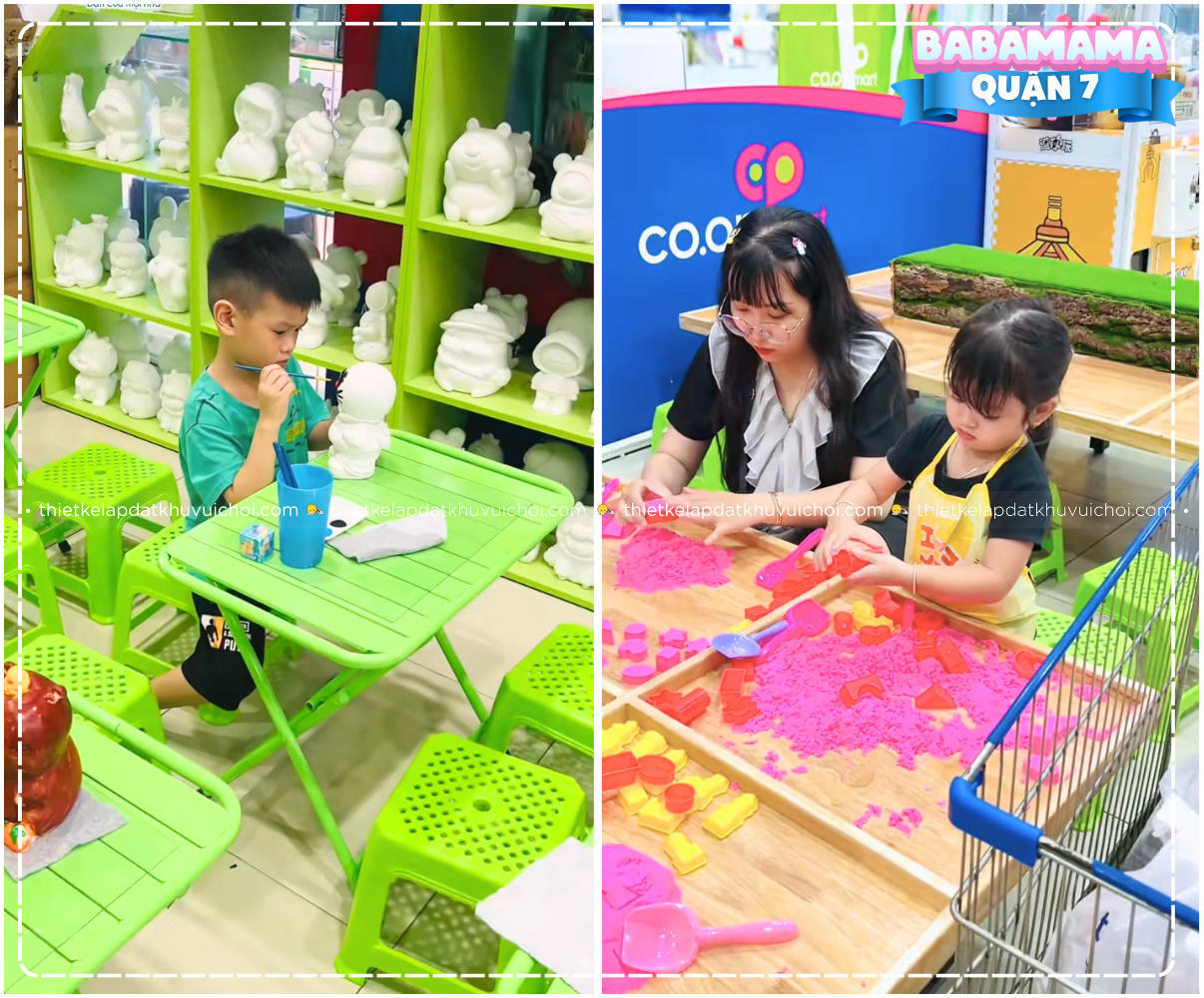 Tô tượng và Cát động lực 'hot trend' tại Babamama Quận 7